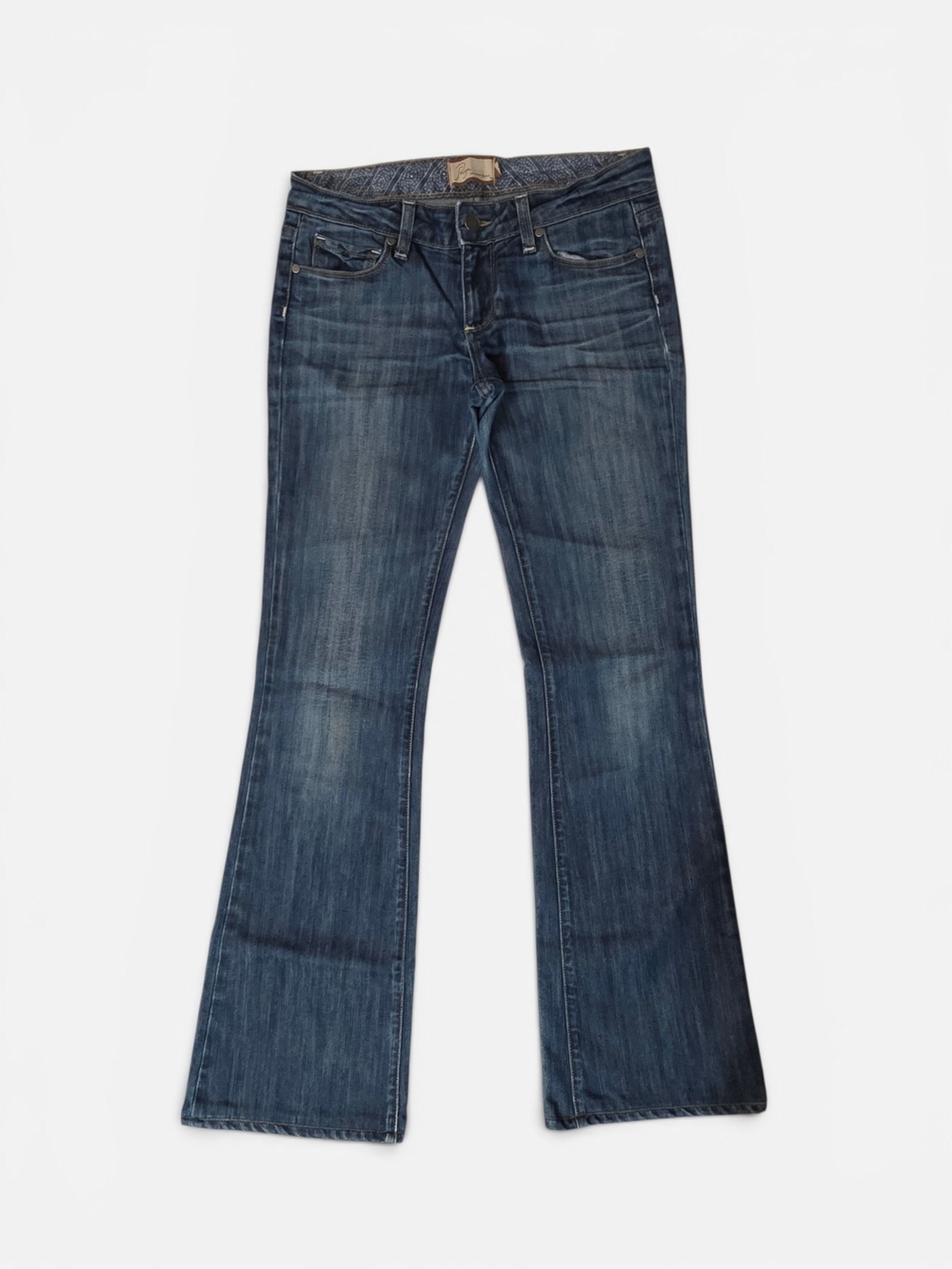 Paige Laurel Canyon Premium Denim Jeans Size 27 Medium Wash Denim